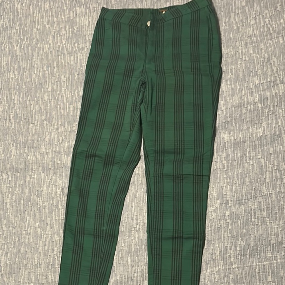 Green free people Plaid Pants
